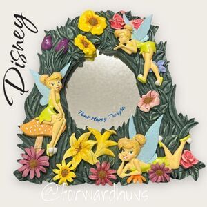 Disney Tinker Bell Standing Mirror Frame - Rare and Adorable